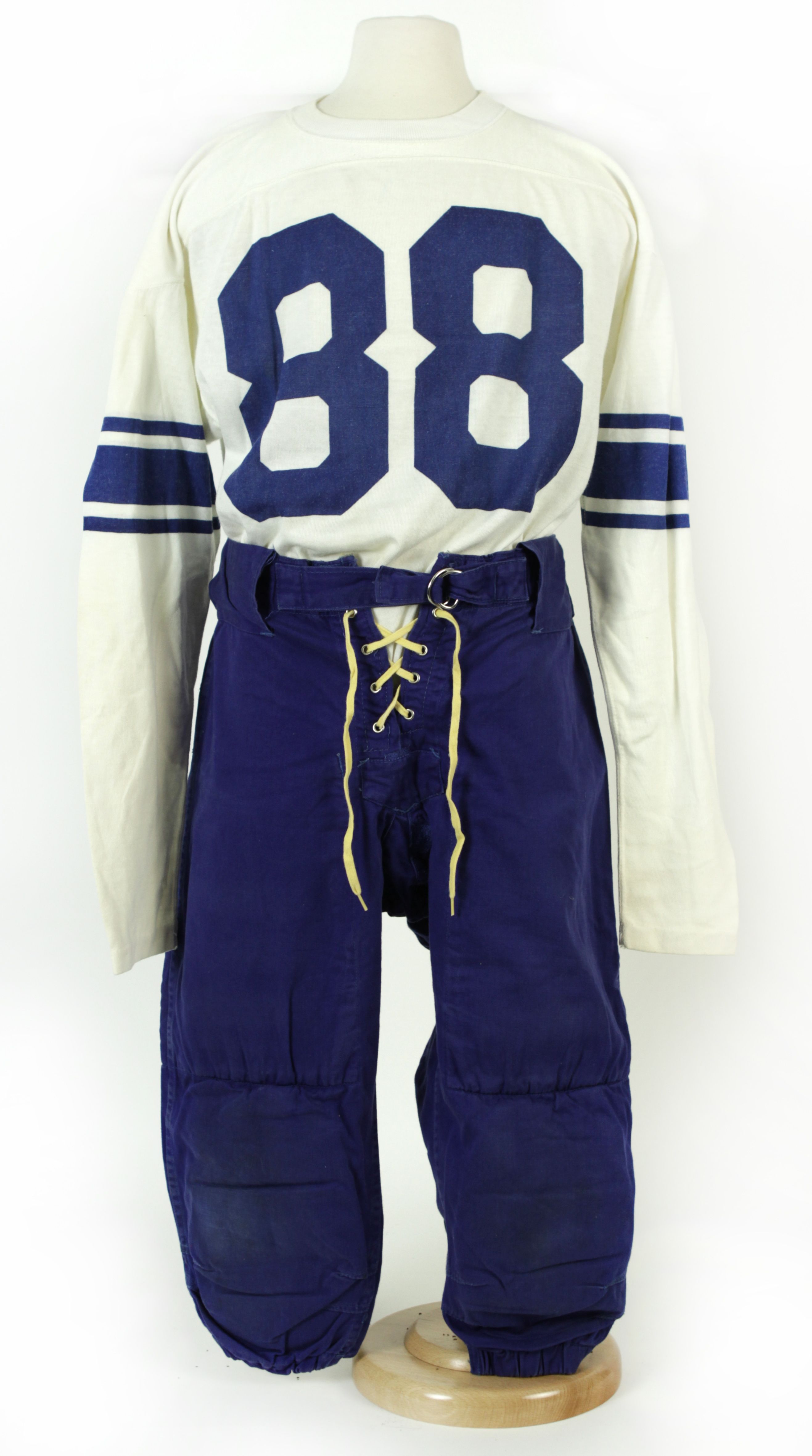 Lot Detail - 1960s #88 Durene Champion Made Football Jersey & Pants