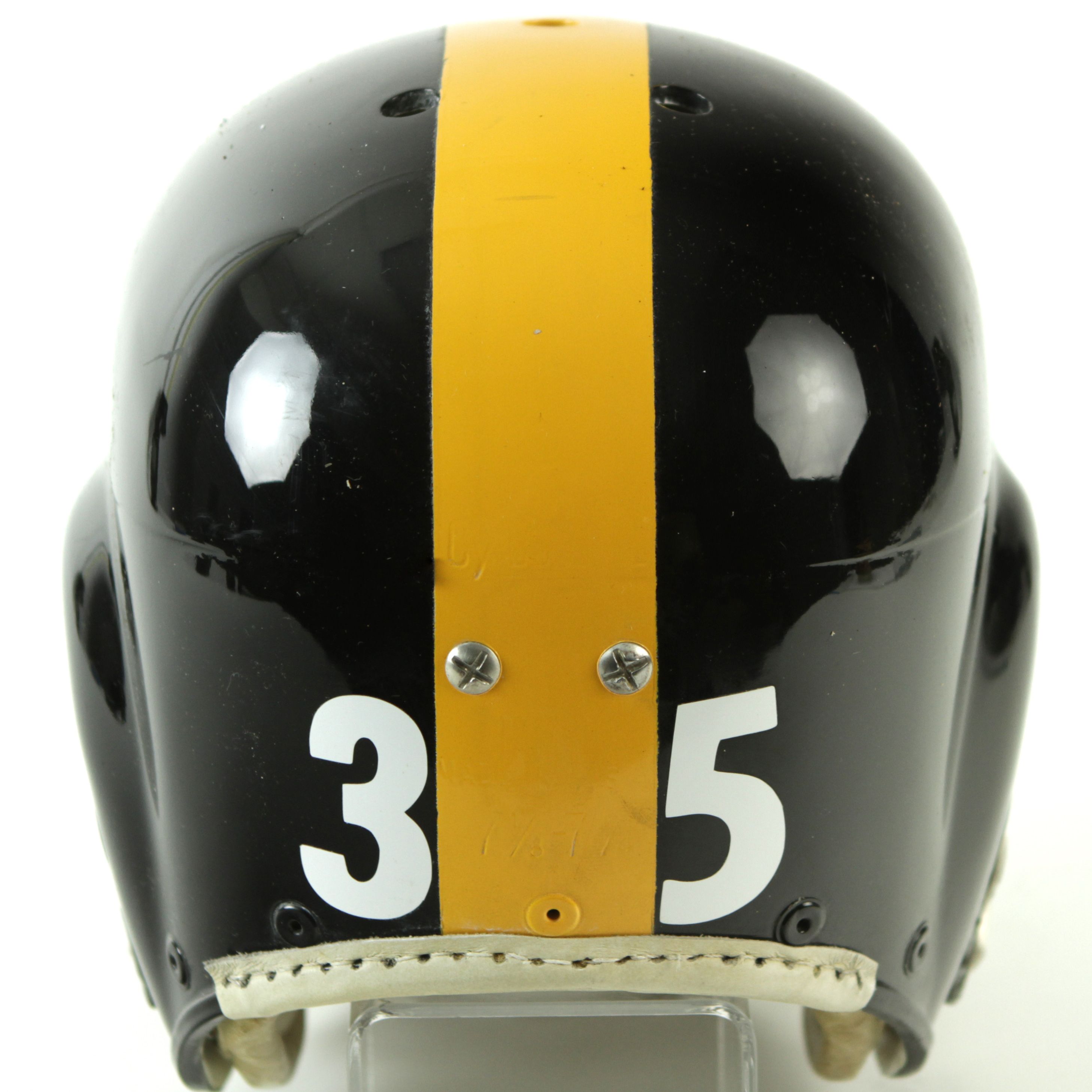 Lot Detail - 1960s Vintage Football Helmet Styled After John Henry Johnson Pittsburgh Steelers