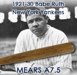 1921-30 Babe Ruth New York Yankees H&B Louisville Slugger Professional Model Game Used Bat (MEARS A7.5)