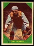 1960 Fleer Ray Schalk Chicago White Sox Signed Card (JSA)