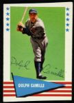 1961 Fleer Dolph Camilli Brooklyn Dodgers Signed Card (JSA)