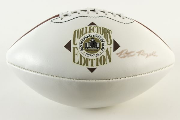 1990s Pete Rozelle Signed Pro Football Hall of Fame Collectors Edition Football (Pro Football HOF COA)