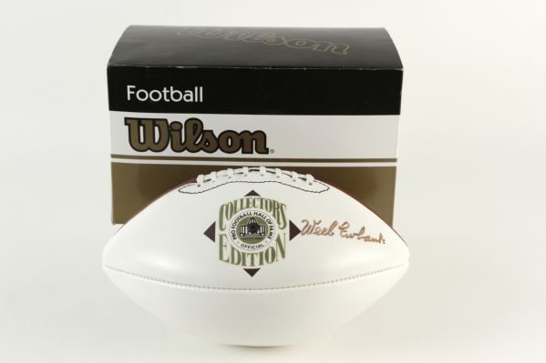 1990s Weeb Ewbank Signed Pro Football Hall of Fame Collectors Edition Football (Pro Football HOF COA)