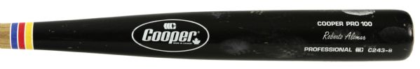 1991 circa Roberto Alomar Toronto Blue Jays Cooper Professional Model Game Used Bat (MEARS Authentic)