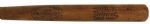 1915 circa JF Hillerich & Son Co. 125 Louisville Slugger Oil Tempered Professional Model Bat –Companies First Use of the 125 Centerbrand (MEARS LOA)