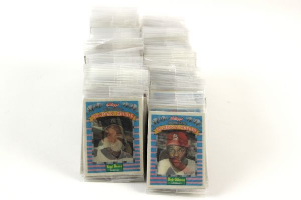 1990s Kelloggs Corn Flakes Baseball Greats & All Star Hologram Cards Still Individually Sealed - Lot of 200+