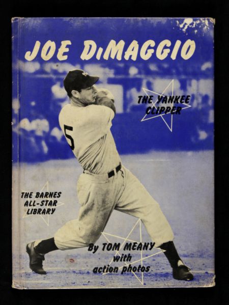 1951 Joe DiMaggio The Yankee Clipper Barnes All Star Library Hardcover Book