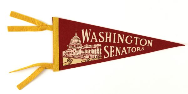 1960s-80s Washington Redskins Senators & Federals Pennant Collection - Lot of 12