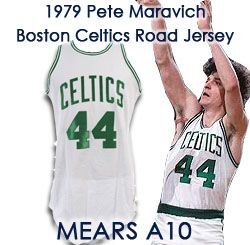 1979 Pete Maravich (MARIVICH, sp) Final Pre Season Boston Celtics Game Worn Road Jersey – MEARS A10 (Ed Borash Collection)