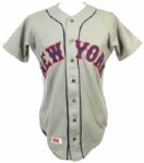 1977-81 Doug Flynn New York Mets Game Worn Road Jeresy (MEARS LOA)