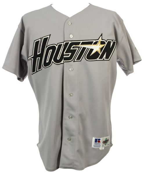 1996 Orlando Miller Houston Astros Game Worn Road Jersey (MEARS LOA)