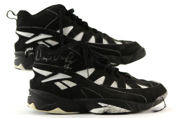 1995-97 David Wesley Boston Celtics Signed Game Worn Reebok Shoes - MEARS LOA (Ed Borash Collection)