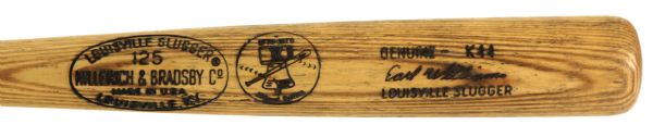 1976 Earl Williams Montreal Expos H&B Louisville Slugger Bicentennial Professional Model Game Used Bat (MEARS A7)