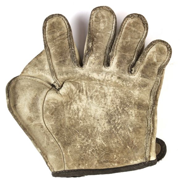 1900-10 Reach Salesman Sample 7" White Buckskin Baseball Glove