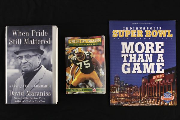 1963-2012 Green Bay Packers Football Books Publications & Poster - Lot of 6
