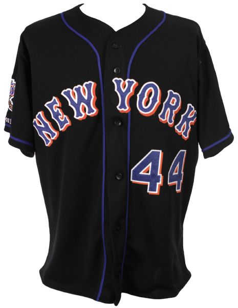 2002 Jay Payton New York Mets Game Worn Alternate Jersey (MEARS LOA)