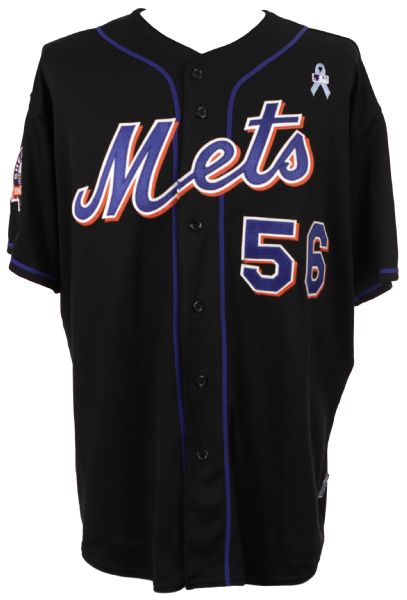 2008 Juan Lopez New York Mets Game Worn Alternate Jersey (MEARS LOA)