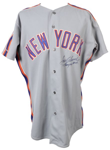 1991 Tom Seaver Signed Terry Bross New York Mets Game Worn Road Jersey (MEARS LOA/JSA)