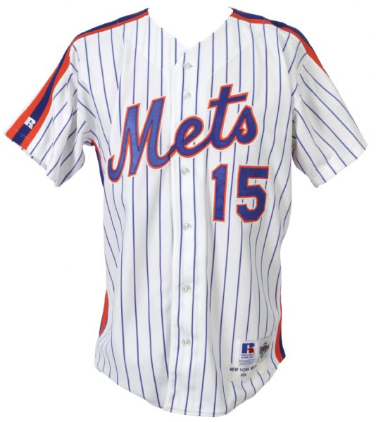 1992 Kevin Elster New York Mets Game Worn Home Jersey (MEARS LOA)