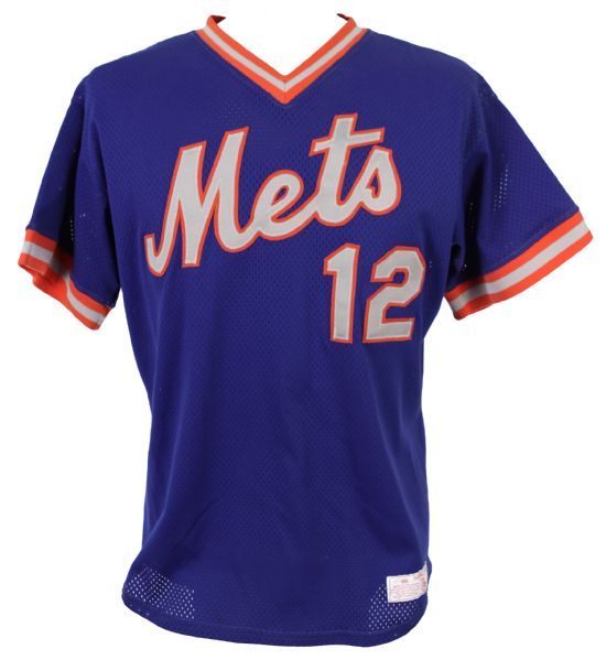 1986 circa Ron Darling New York Mets Game Worn Batting Practice Jersey (MEARS LOA)