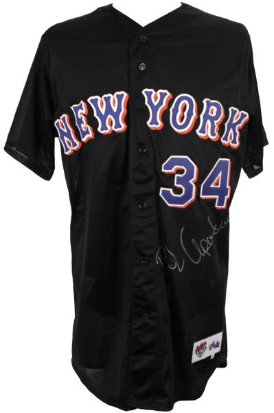1997-98 Bob Apodaca New York Mets Signed Game Worn Batting Practice Jersey (MEARS LOA)