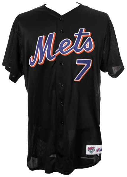 1998 Todd Pratt New York Mets Signed Game Worn Batting Practice Jersey (MEARS LOA)