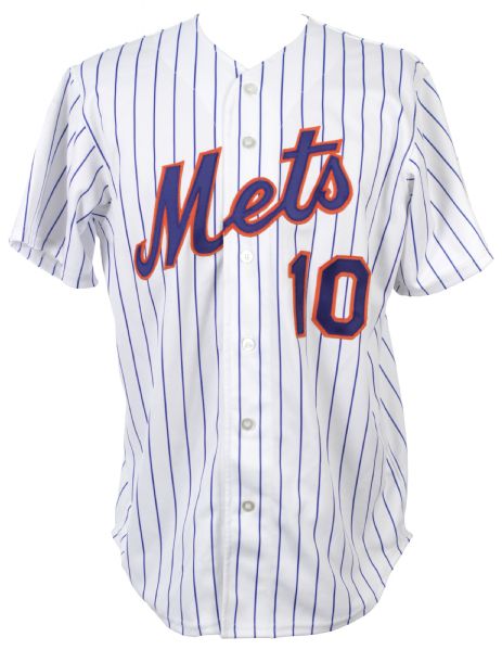 1999 circa New York Mets #10 Home Jersey