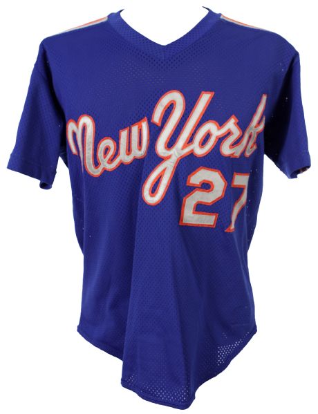 1987 Randy Milligan New York Mets Game Worn Batting Practice Jersey (MEARS LOA)
