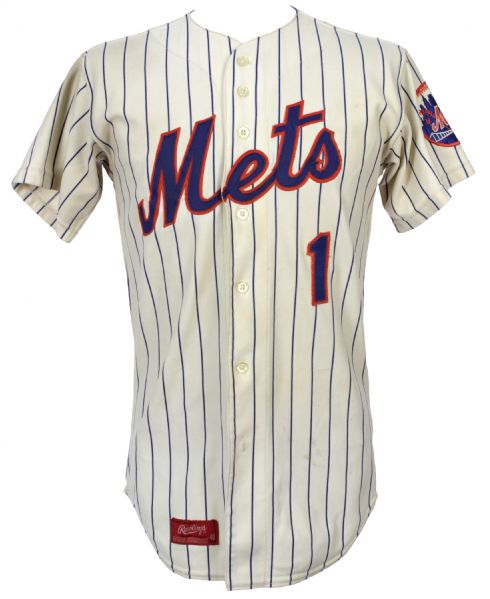 1977 Bobby Valentine New York Mets Game Worn Home Jersey (MEARS LOA)