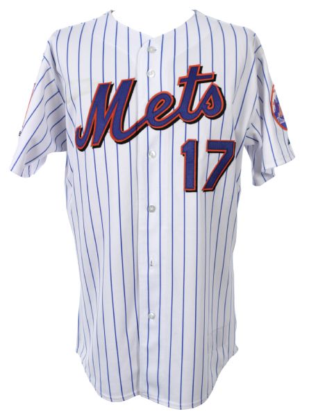 2004 Jason Anderson New York Mets Spring Training Game Worn Home Jersey (MEARS LOA)
