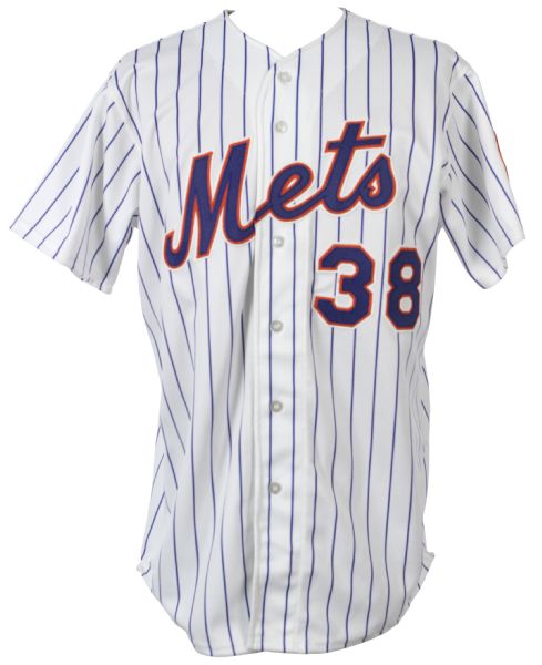 1998 Dave Mlicki New York Mets Game Worn Home Jersey (MEARS LOA)