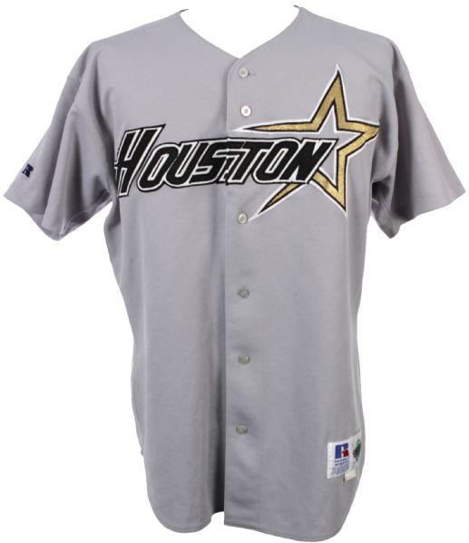 1998-99 Trever Miller Houston Astros Game Worn Road Jersey (MEARS LOA)
