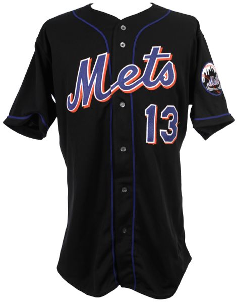 1999 Edgardo Alfonzo New York Mets Game Worn Alternate Jersey (MEARS LOA)