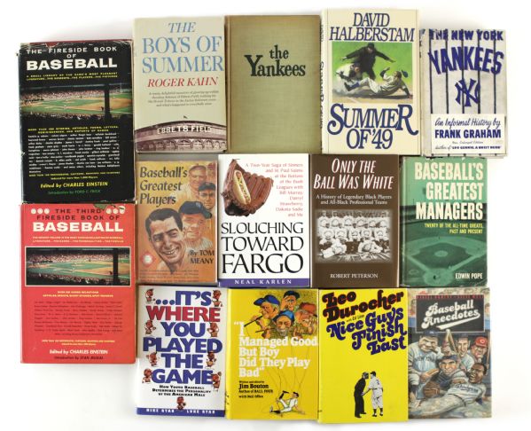 1942-99 Baseball Hardcover Book Collection - Lot of 50