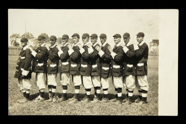 1920s Minor League Baseball Team 3.25" x 5.5" Postcard 