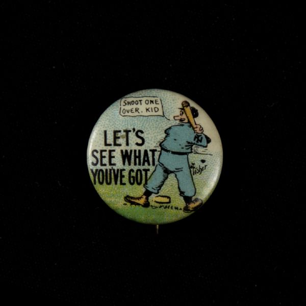 1910s Tokio Cigarettes Lets See What You Got .75" Pinback Button