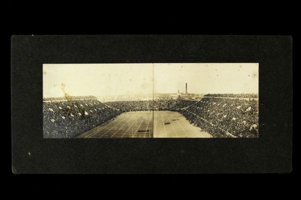1905 Harvard Football Stadium 3" x 9" Mounted Photo Collage