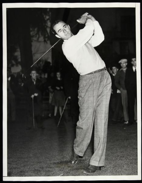 1937 Sam Snead Oakland Open Champion Original 7" x 9" Photo