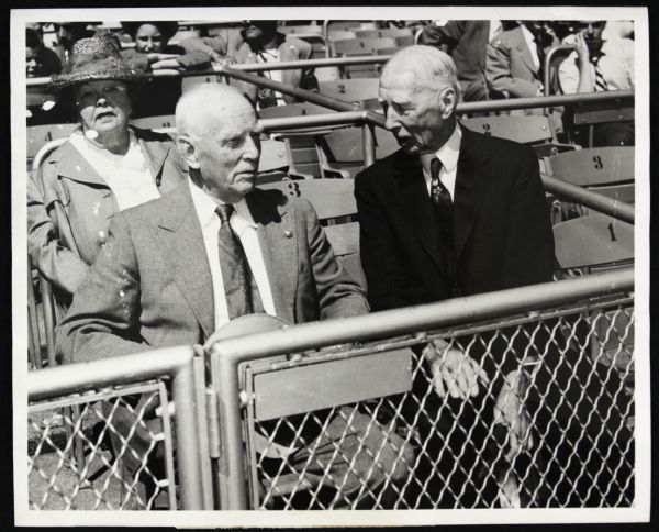 1951 Clark Griffith Connie Mack Old Timers Day Original 8" x 10" Photo