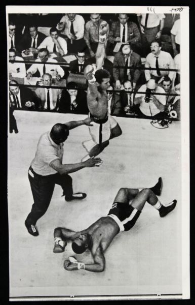 1965 Muhammad Ali Sonny Liston Jersey Joe Walcott Original 6" x 10" Photo 