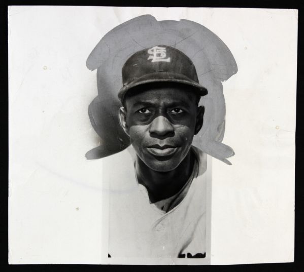 1951-53 Satchel Paige St. Louis Browns Original 7" x 8" Photo