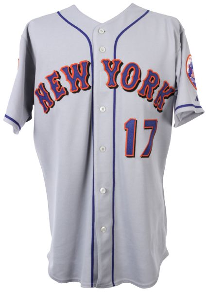 2004 Jason Anderson New York Mets Spring Training Game Worn Road Jersey (MEARS LOA)