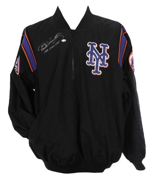 1999 Turk Wendell New York Mets Signed Game Worn Warm Up Jacket (MEARS LOA)