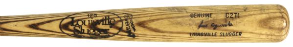 1984 Jose Oquendo New York Mets Louisville Slugger Professional Model Game Used Bat (MEARS LOA)