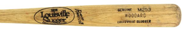 1985 Mike Woodard San Francisco Giants Louisville Slugger Professional Model Game Used Bat (MEARS LOA)