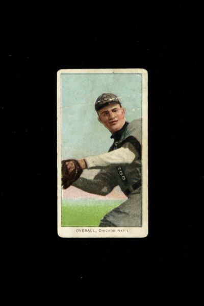 1909-11 Orval Overall Chicago Cubs T206 Sweet Caporal Baseball Card