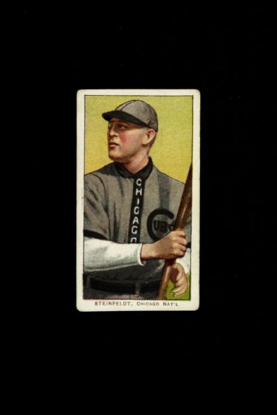 1909-11 Harry Steinfeldt Chicago Cubs T206 Sweet Caporal Baseball Card