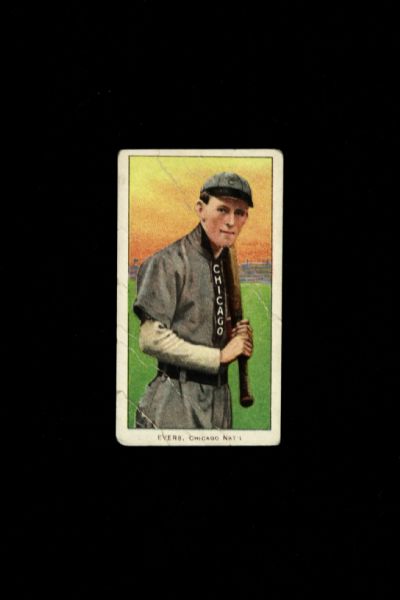1909-11 Johnny Evers Chicago Cubs T206 Sweet Caporal Baseball Card
