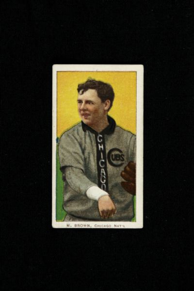 1909-11 Mordecai "Three Finger" Brown Chicago Cubs T206 Piedmont Baseball Card