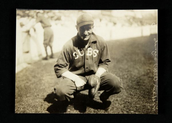 1913 Jimmy Archer Chicago Cubs Original 4.5" x 6" Photo (Charles Conlon Stamp)